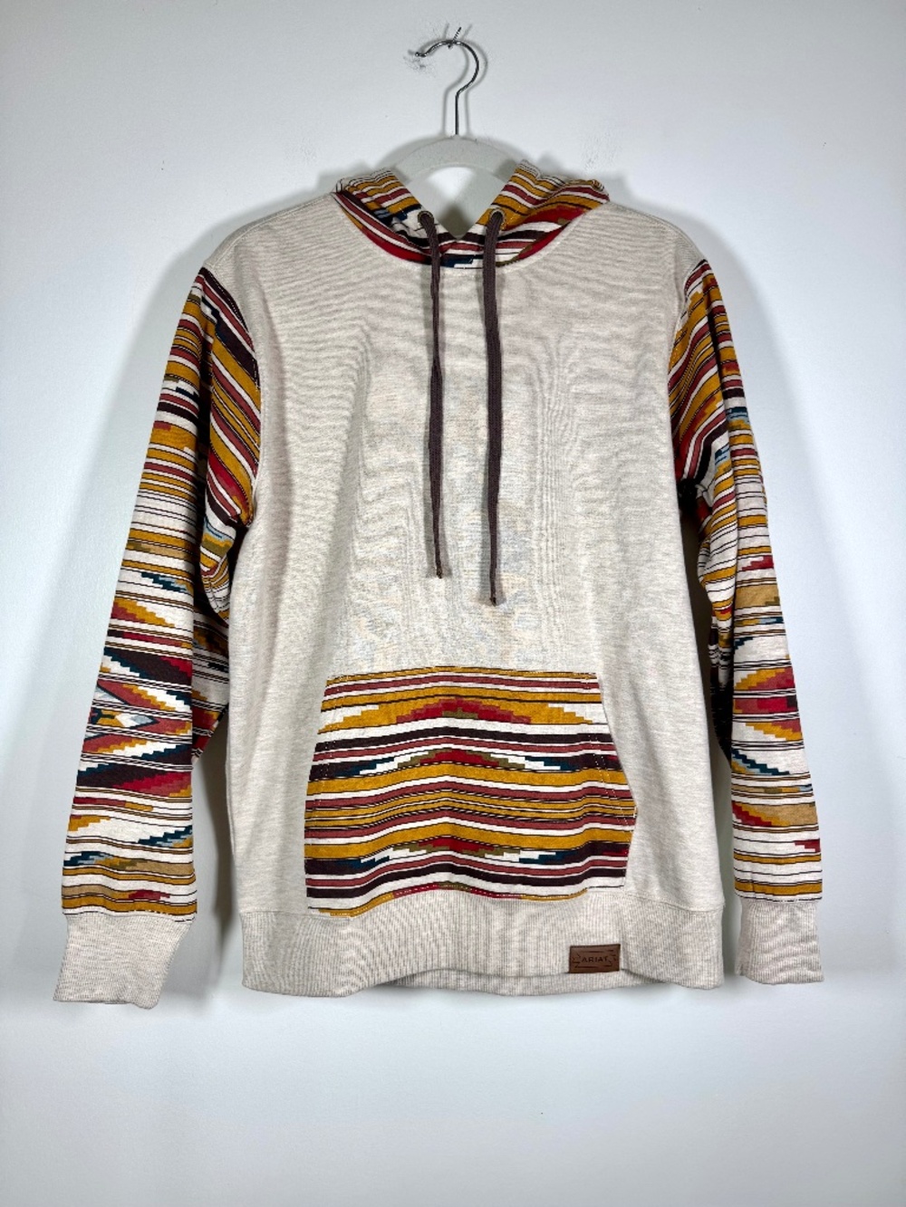 Ariat Womens Chimayo Colorblock Aztec Southwestern Hoodie | Size M